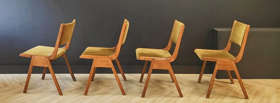 Image 1 of 4x Mid Century dining table chair