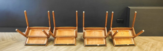 Image 1 of 4x Mid Century dining table chair