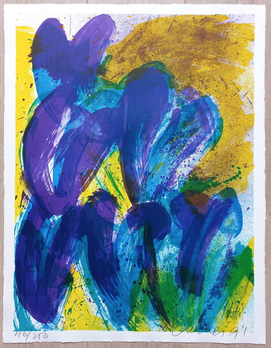 Image 1 of Jan Cremer - Tulips, Lithograph