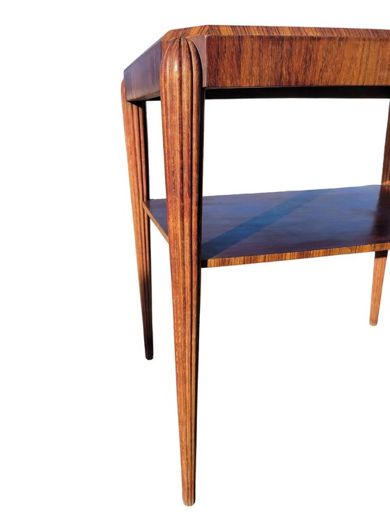 Image 1 of Art Deco Rosewood Side Table