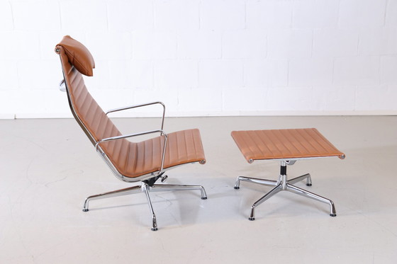 Image 1 of Vitra Eames EA124 + EA125 ottoman