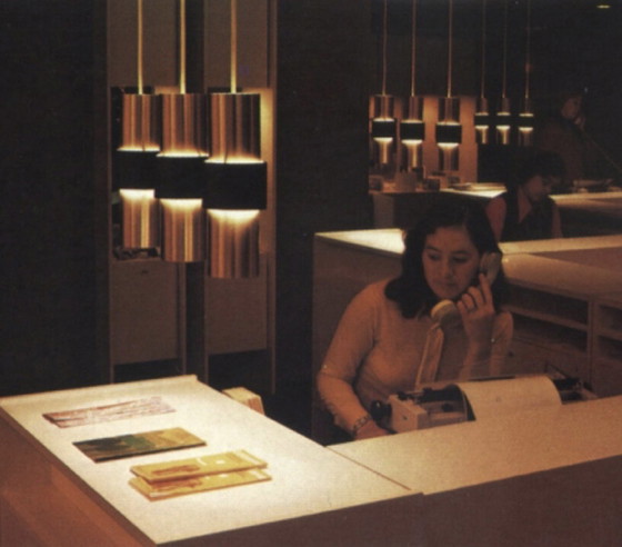 Image 1 of 3x lampes suspendues vintage Raak