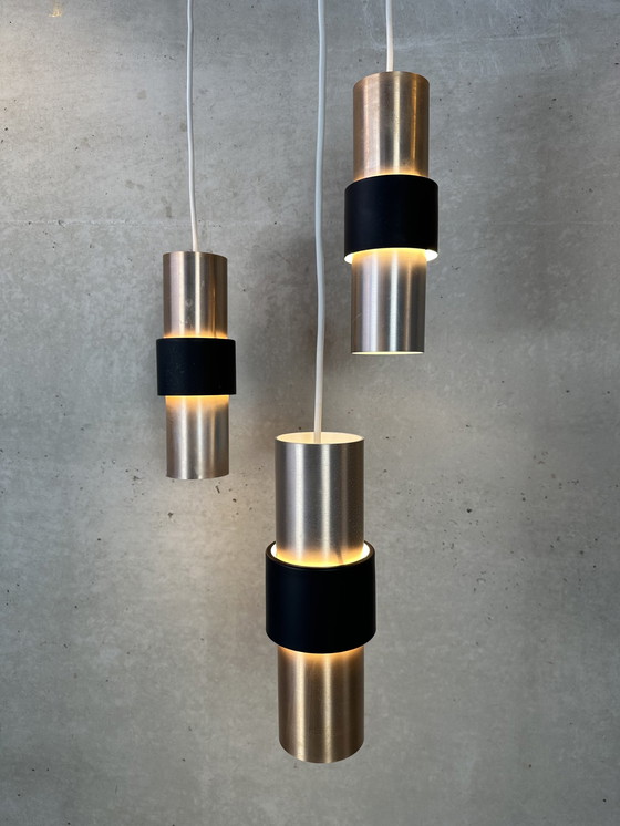 Image 1 of 3 lampade a sospensione vintage RAAK