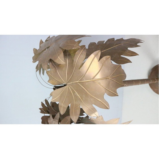 Image 1 of Scultura vintage di palma in rame per La Maison Jansen, Francia