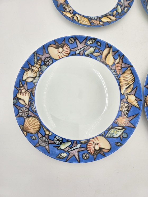 Image 1 of 4 "Fruits De Mer" Jacques Coeur Porcelain Plates