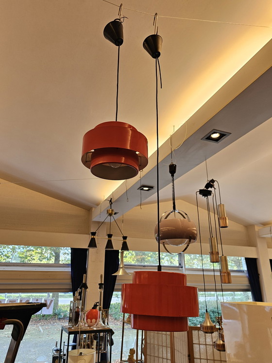 Image 1 of Juno Pendant Lamp By Jo Hammerborg Orange (Got Two)