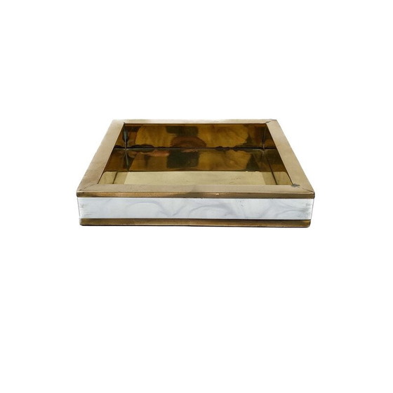 Image 1 of Vintage brass ashtray, Italy 1970