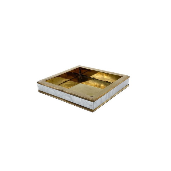 Image 1 of Vintage brass ashtray, Italy 1970