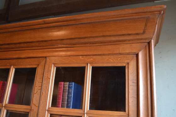 Image 1 of Antique Oak Louis Philippe Bookcase.