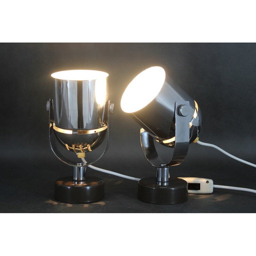 Pair of vintage wall lamp by Stanislav Indra for Combi Lux, Czechoslovakia 1970