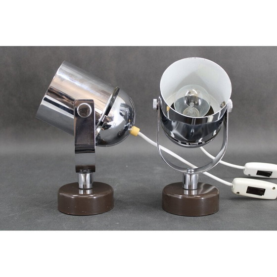Image 1 of Pair of vintage wall lamp by Stanislav Indra for Combi Lux, Czechoslovakia 1970