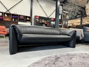 Like new Leolux Mink 3 Seater sofa black leather