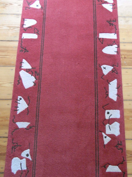 Image 1 of Oliver Treutlein carpet bridge virgin wool handmade