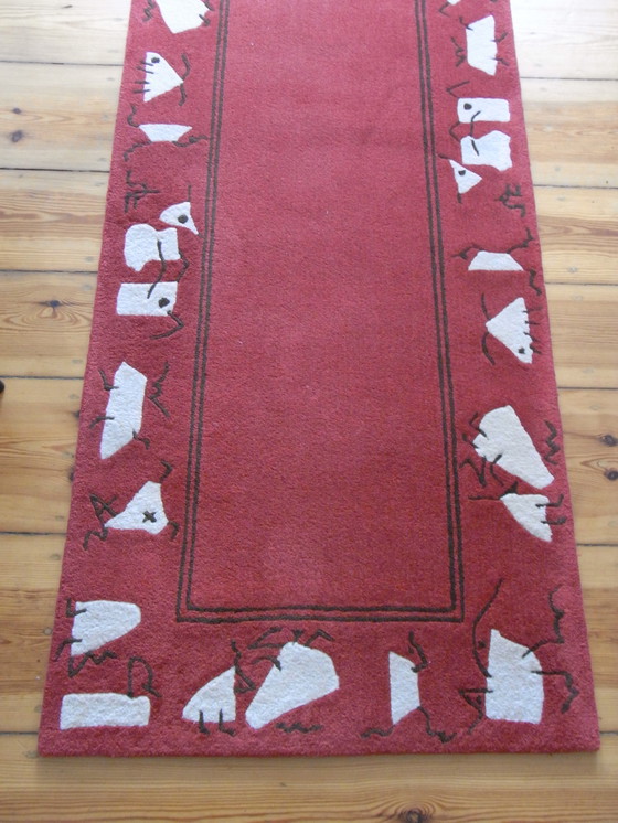 Image 1 of Oliver Treutlein carpet bridge virgin wool handmade