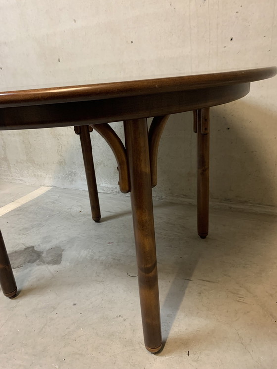 Image 1 of Round Thonet Table. Extendable.