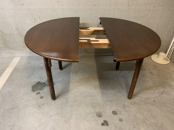 Image 1 of Round Thonet Table. Extendable.