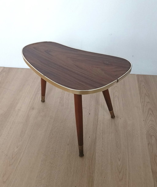 Fifties Side Table In Kidney Form