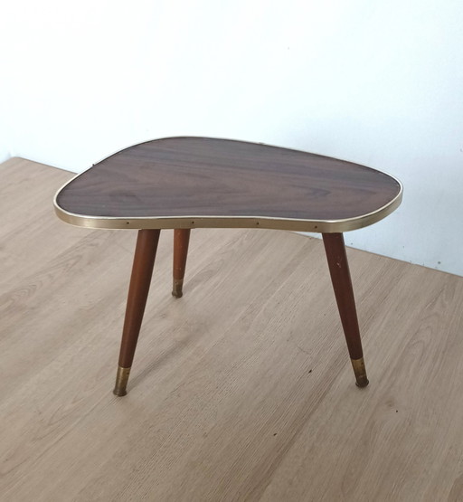 Fifties Side Table In Kidney Form