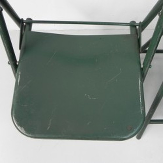 Image 1 of 4x Industrial steel folding chairs Du-al Dare Inglis 