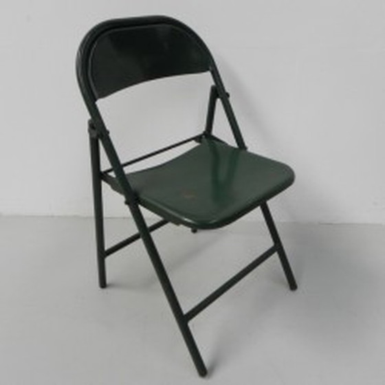 Image 1 of 4x Industrial steel folding chairs Du-al Dare Inglis 