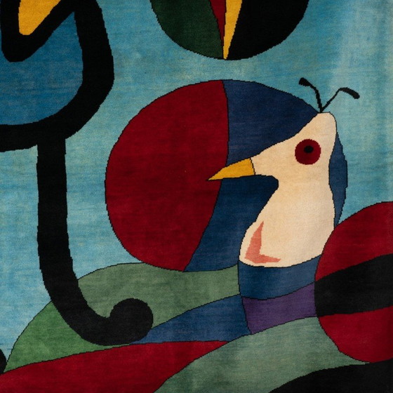 Image 1 of Vintage “Le Jardin” rug in Merino wool by Joan Miró, 1925