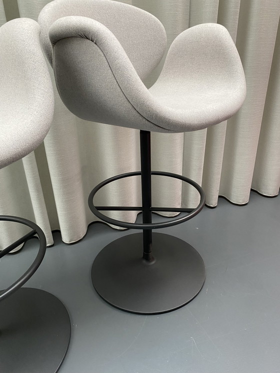 Image 1 of 2x Artifort Little Tulip bar stool by Pierre Paulin