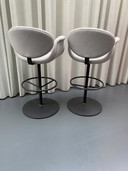 2x Artifort Little Tulip bar stool by Pierre Paulin