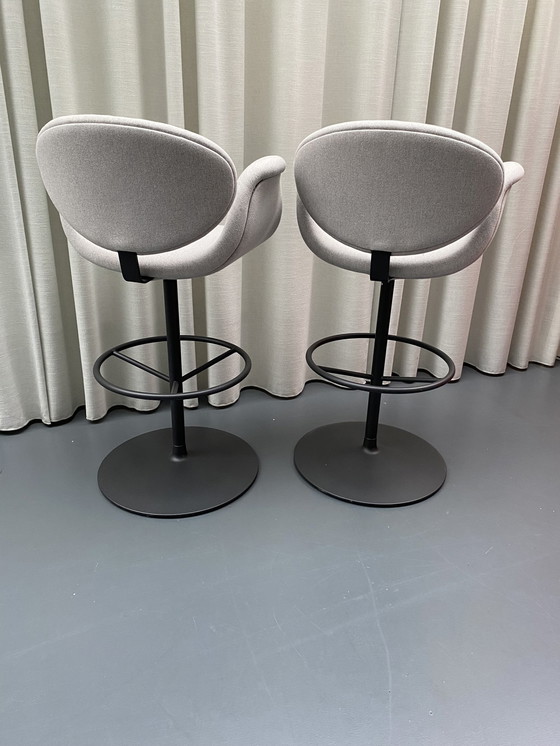 Image 1 of 2x Artifort Little Tulip bar stool by Pierre Paulin