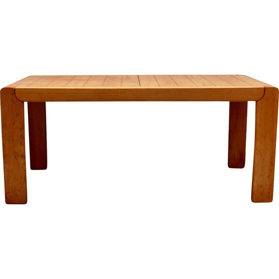 Image 1 of Vintage extendable elm table, France 1960