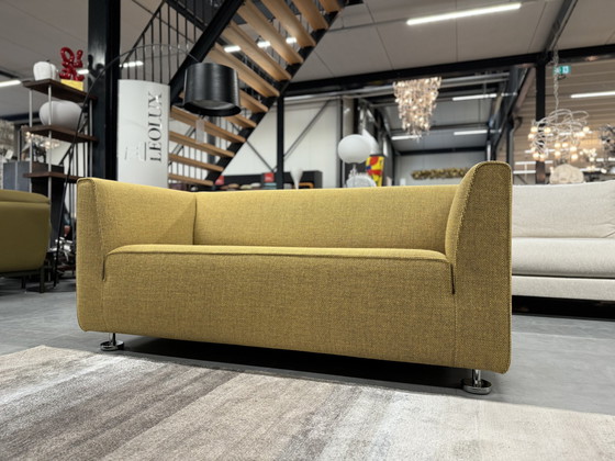 Image 1 of Gelderland 4800 2 Seater sofa yellow fabric