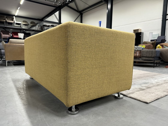 Image 1 of Gelderland 4800 2 Seater sofa yellow fabric