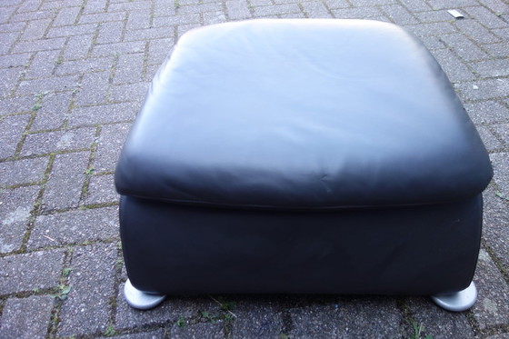 Image 1 of 2x Gerard van den Berg modèle Loge fauteuil avec pouf