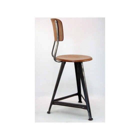 Image 1 of Rowac industrial stool chair, 1920s