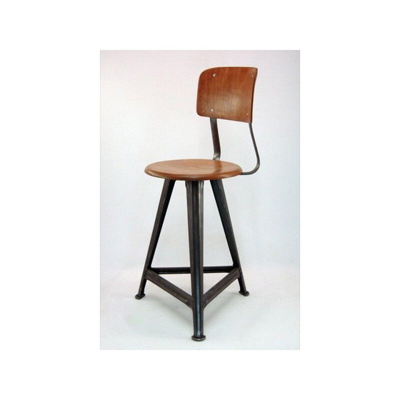 Image 1 of Rowac industrial stool chair, 1920s