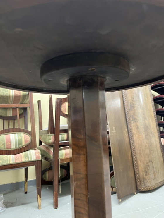 Image 1 of Vintage small pedestal table / side table