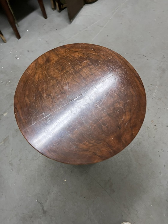 Image 1 of Vintage small pedestal table / side table