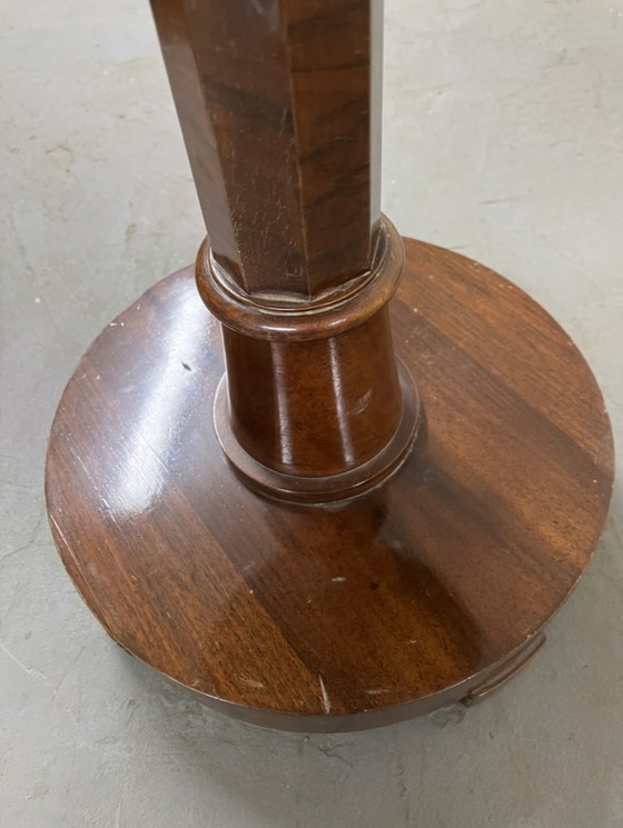 Image 1 of Vintage small pedestal table / side table