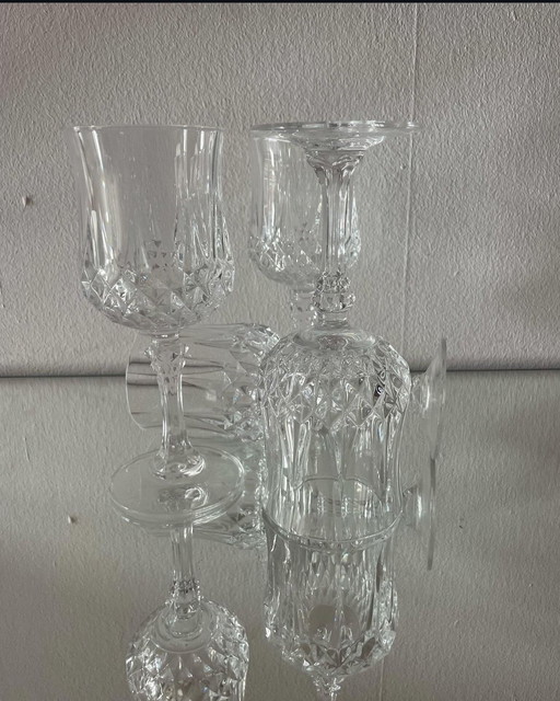 Crystal Wine Glasses Of Arques, from Italy