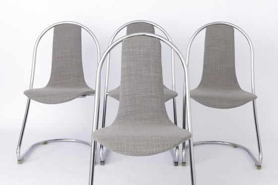 Image 1 of 4x Space age chairs 1970s - by Tacke Sitzmöbel, Germany