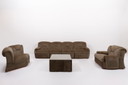 Groupe de sièges modulaires italiens modernes, années 1970