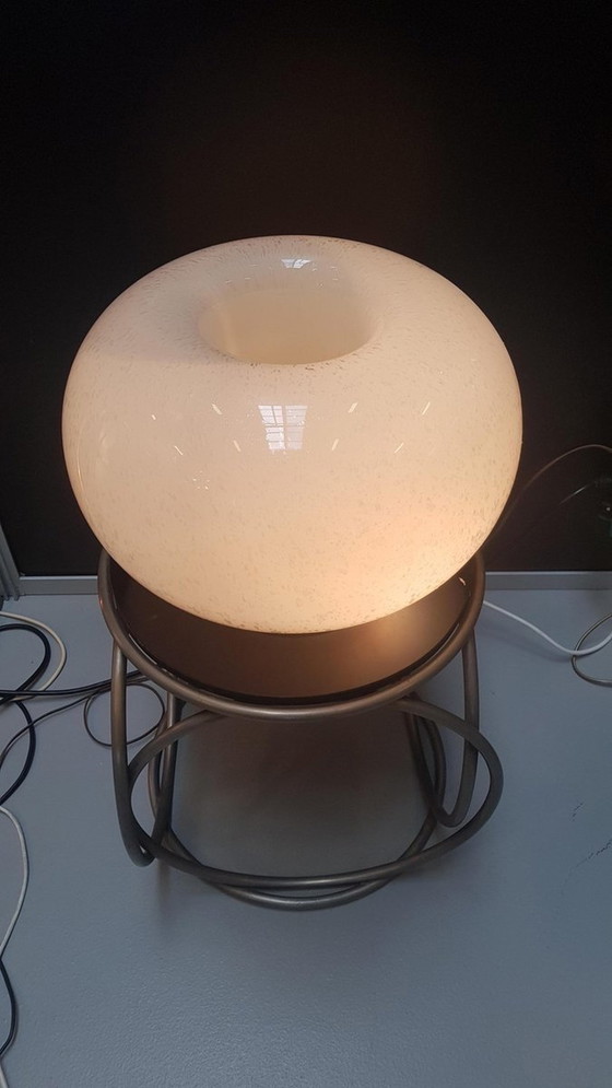 Image 1 of Sphere Table Lamp Attributed To Alfredo Barbini, 1970S