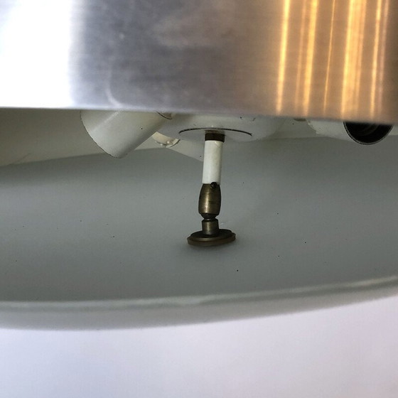 Image 1 of Lampada a sospensione vintage con vetro regolabile di Oscar Torlasco per Lumi Milano, Italia 1950