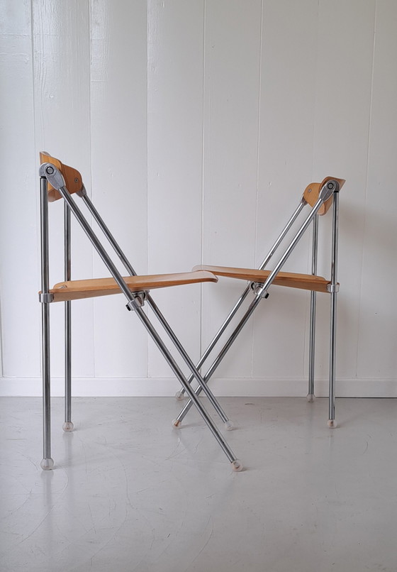 Image 1 of 2x Sitland Artes Ouverture folding chair