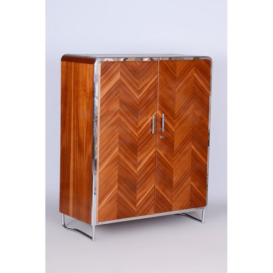 Image 1 of Vintage Bauhaus beech cabinet by Robert Slezák for Slezak Factories, Czechoslovakia 1930