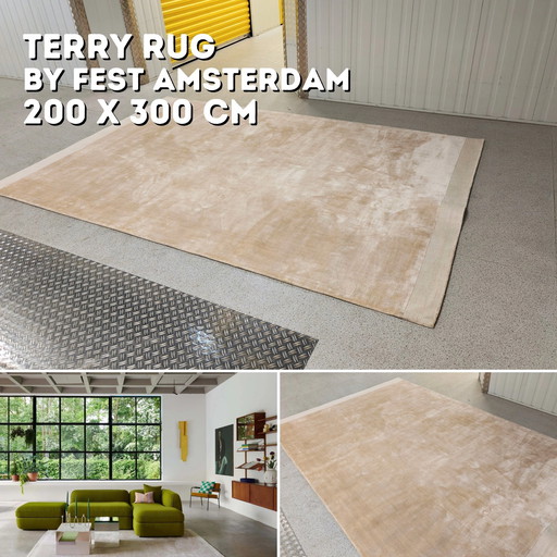 Fest Amsterdam Terry Rug Sand - 200 x 300 cm | Excellent Condition