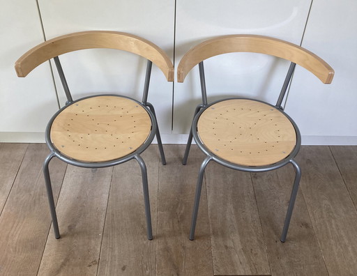 2x Lars Norinder Korpo chaise de salle à manger