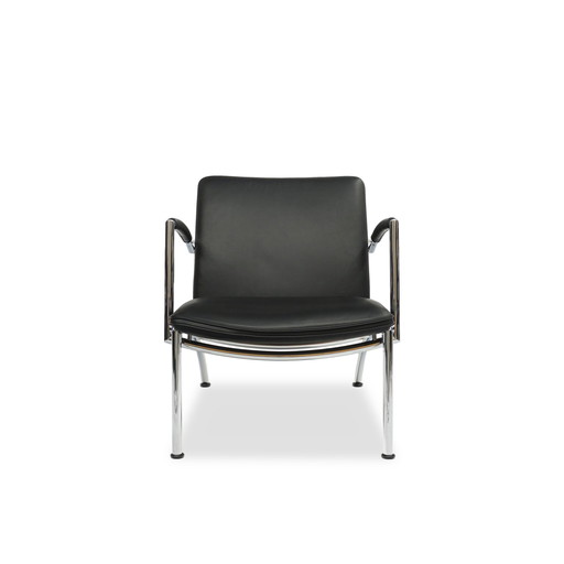 Cor Pando leather armchair black | Peter Maly