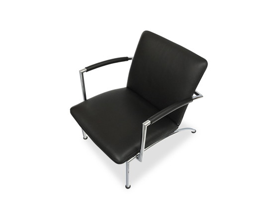 Image 1 of Cor Pando leather armchair black | Peter Maly