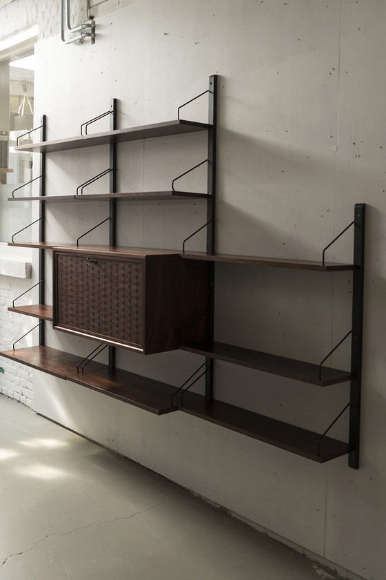 Image 1 of Cadovius Modular Wall System In Rosewood No. 68472