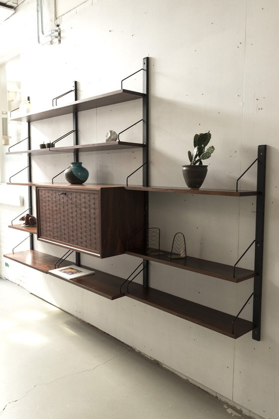 Image 1 of Cadovius Modular Wall System In Rosewood No. 68472